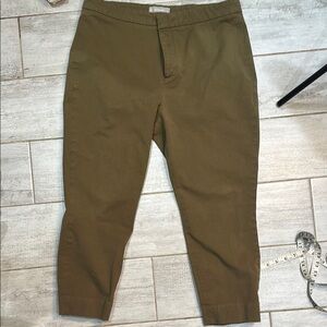 Everlane Utility Pants | Size 16 | Army Green | Seamed Back